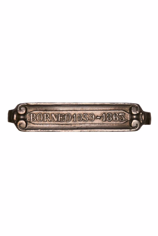 Kruis voor Belangrijke Krijgsverrichtingen, gesp Borneo 1859-1863