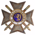 Huisorde van de Gouden Leeuw van Nassau, ridder 2de klasse met zwaarden