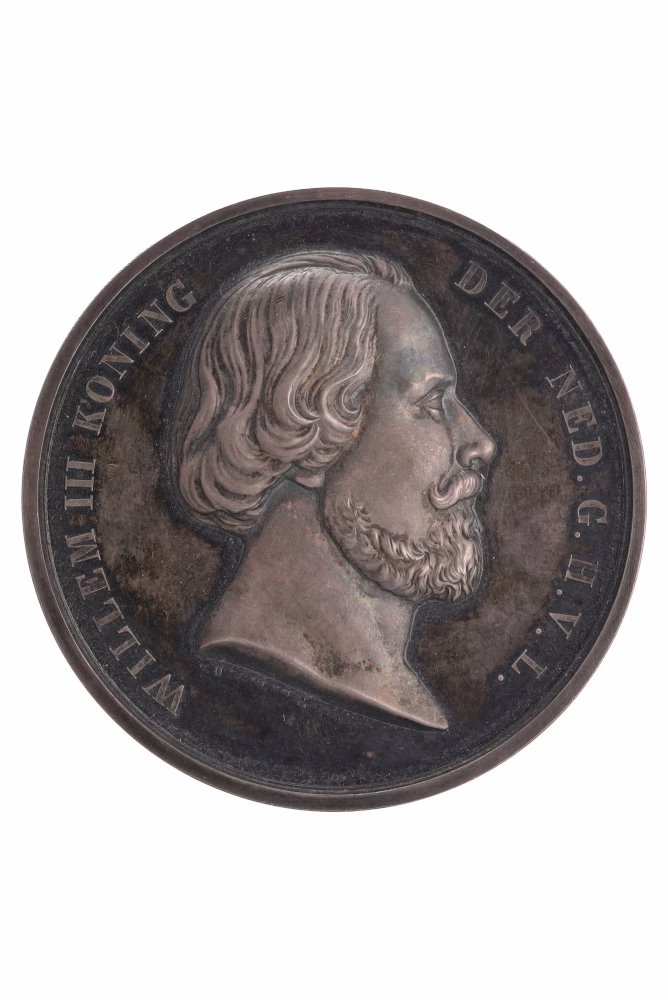 Erepenning voor Menslievend Hulpbetoon, type 1855-1875