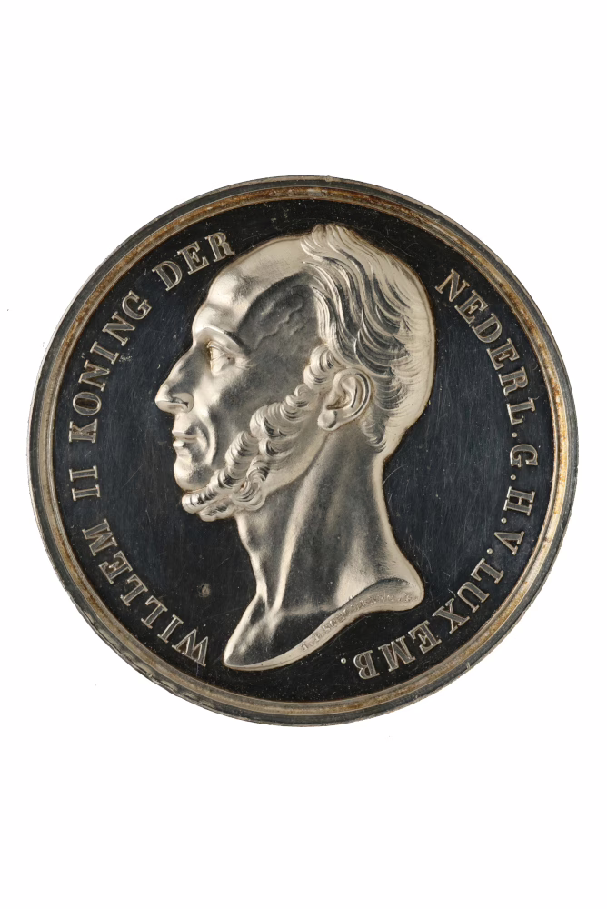 Erepenning voor Blijken van Belangstelling in ’s Rijksverzamelingen door Schenking Betoond, type 1840-1849