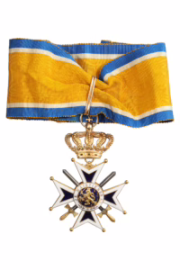 Orde van Oranje-Nassau, commandeur met zwaarden