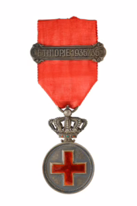 Medaille van het Rode Kruis, met gesp Ethiopië 1935-1936