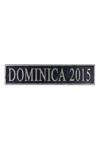 Herinneringsmedaille voor Humanitaire Hulpverlening bij Rampen, gesp DOMINICA 2015