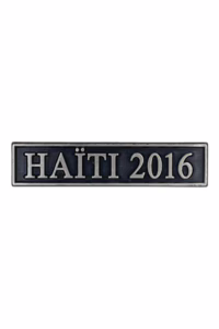 Herinneringsmedaille voor Humanitaire Hulpverlening bij Rampen, gesp HAÏTI 2016