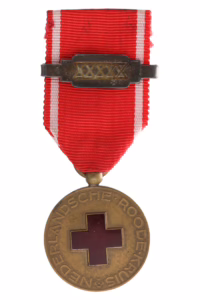 Medaille voor 10 jaar Trouwe Dienst van het Nederlandse Rode Kruis, type 1926