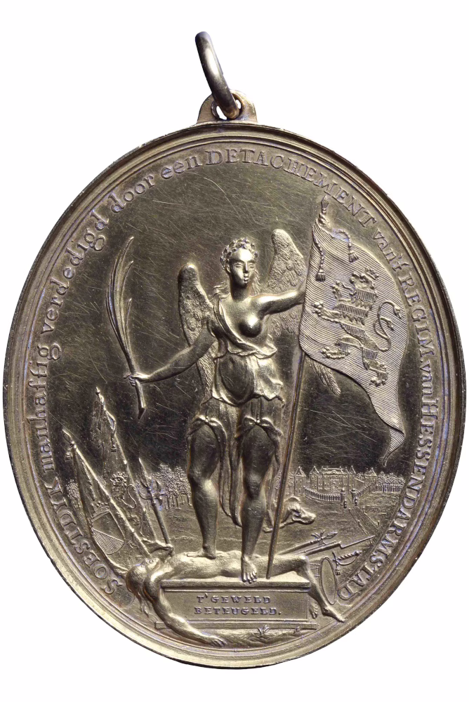 Beloningspenning van Soestdijk, goud, 1787