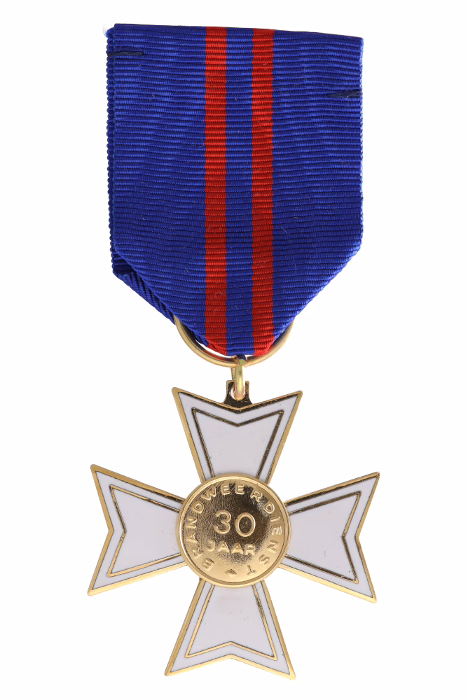Onderscheidingsteken voor Trouwe en Langdurige Dienst Brandweer, 30 jaar