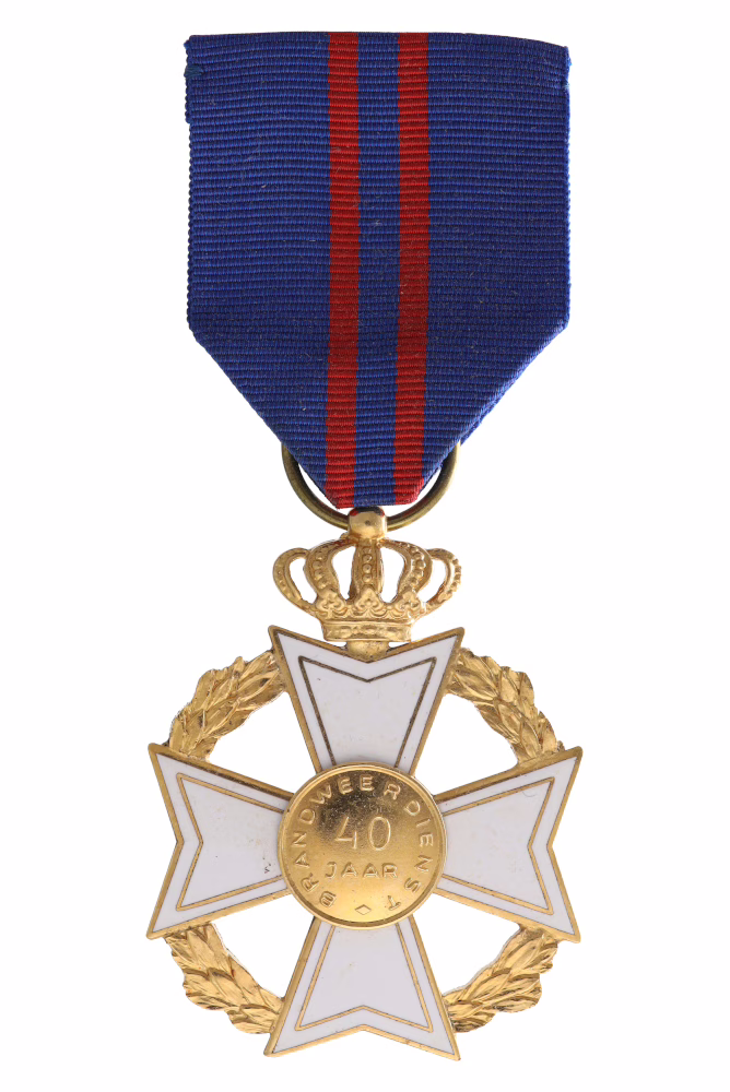 Onderscheidingsteken voor Trouwe en Langdurige Dienst Brandweer, 40 jaar