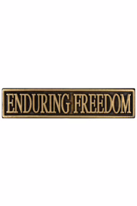 Herinneringsmedaille Vredesoperaties, gesp ENDURING FREEDOM