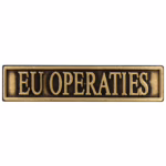 Herinneringsmedaille Vredesoperaties, gesp EU OPERATIES