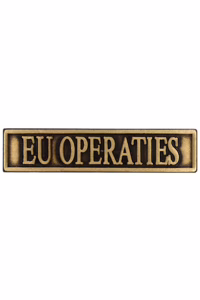 Herinneringsmedaille Vredesoperaties, gesp EU OPERATIES