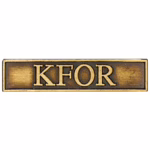Herinneringsmedaille Vredesoperaties, gesp KFOR