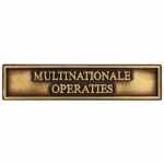 Herinneringsmedaille Vredesoperaties, gesp MULTINATIONALE OPERATIES