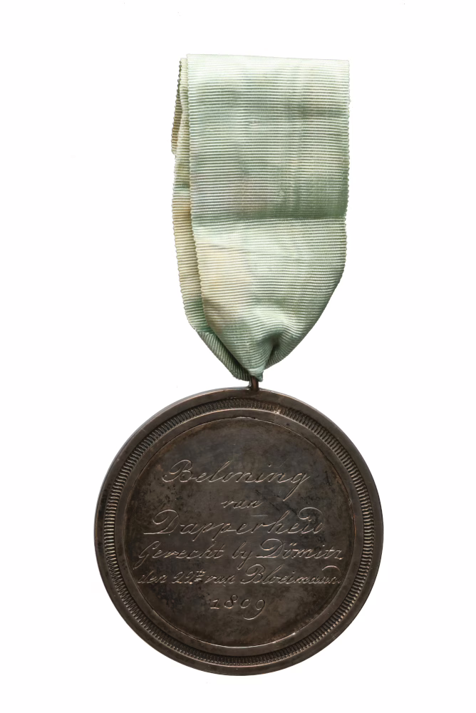 Medaille voor Uitmuntende Dapperheid, zilver