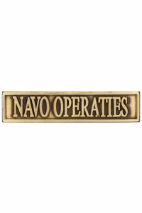Herinneringsmedaille Vredesoperaties, gesp NAVO OPERATIES