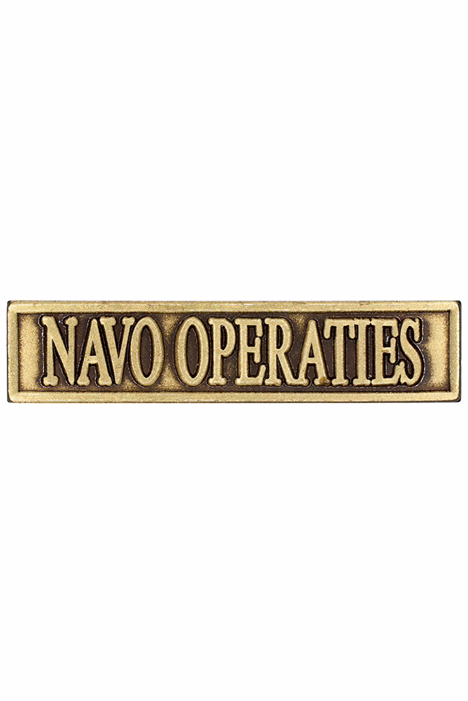 Herinneringsmedaille Vredesoperaties, gesp NAVO OPERATIES