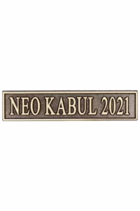 Herinneringsmedaille Internationale Missies, gesp NEO KABUL
