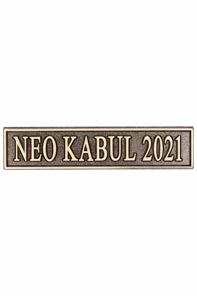 Herinneringsmedaille Internationale Missies, gesp NEO KABUL
