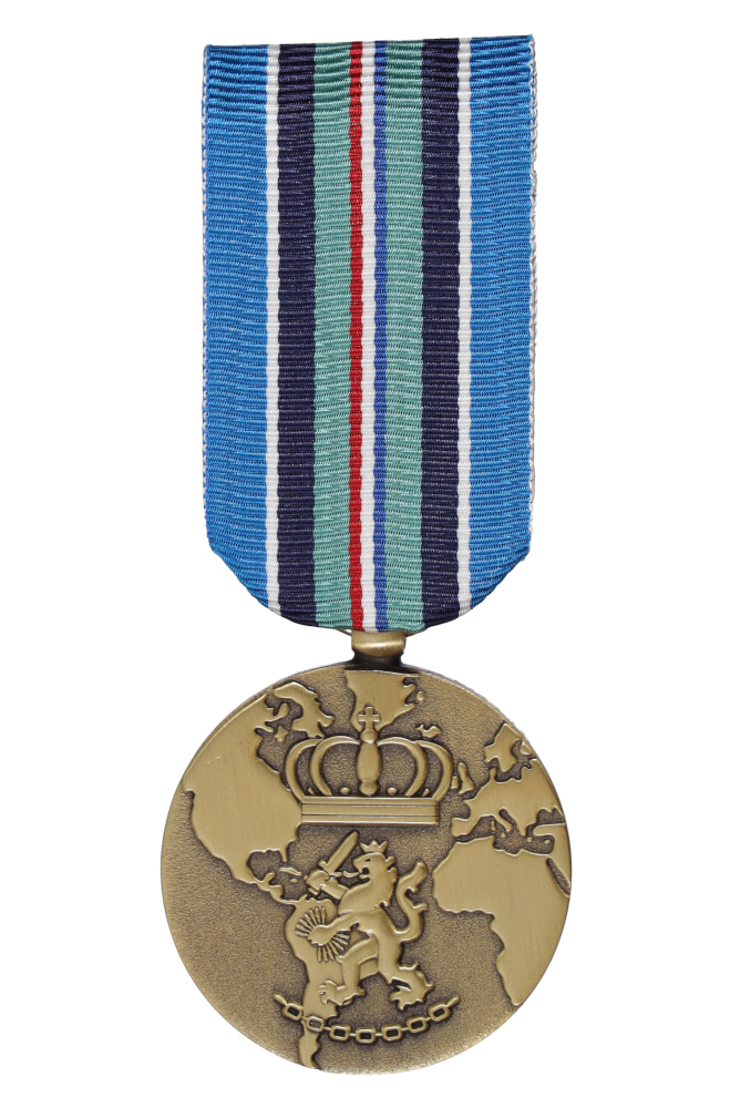 Medaille van Douane Nederland voor bijzondere operationele inzet, voorzijde van de medaille